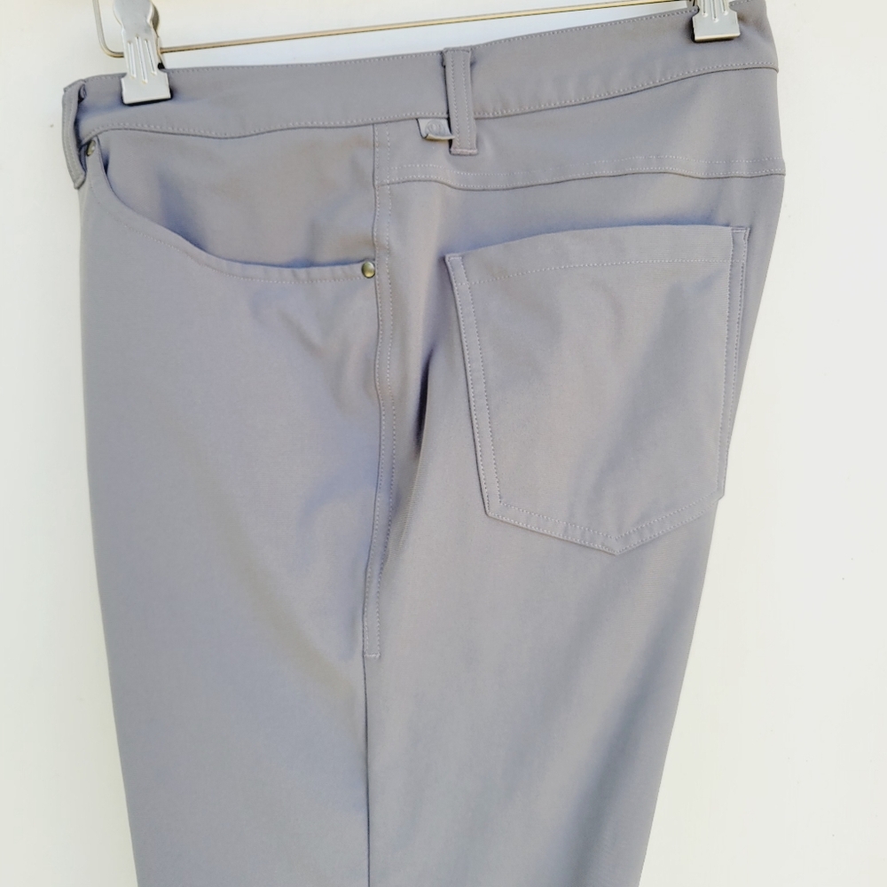 Lululemon ABC Pant Slim 30" Warpstreme Asphalt Grey Size 33 - Picture 10 of 16